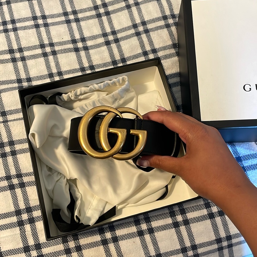 Gucci Marmont GG Belt